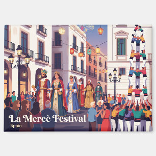 La Mercè Festival Barcelona Spanje Magneet