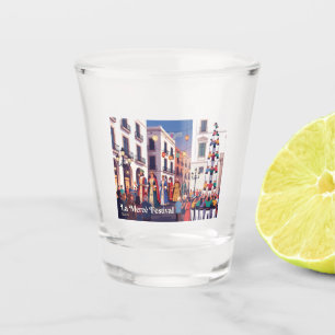 La Mercè Festival Barcelona Spanje Shot Glas