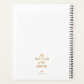 La mère de la mariée Gold Planner blanc (Dos)