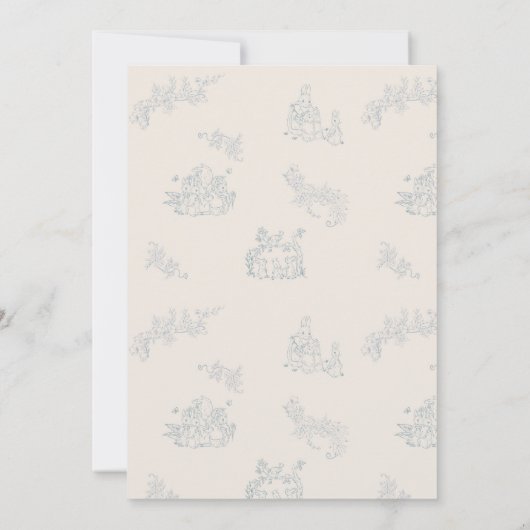 La mère de Peter Rabbit Baby shower Merci (Dos)