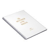 La mère du Carnet spiral de mariée (Côté Droit)