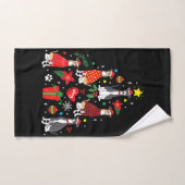 La mère d'un chien d'ornement de Noël italien Grey (Serviette à main)