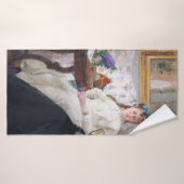 La mère et la soeur de l'artiste, Berthe Moriso (Serviette de bain)