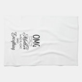 La mère était serviette de plat droite (Horizontal)