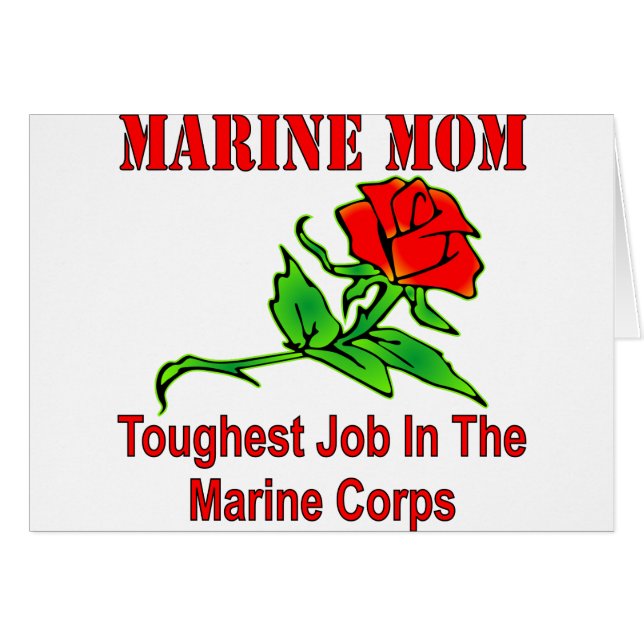 La Mère Marine de l'USMC Travail le plus dur dans  (Devant horizontal)