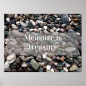 La mesure est une affiche de motivation au trésor (Devant)