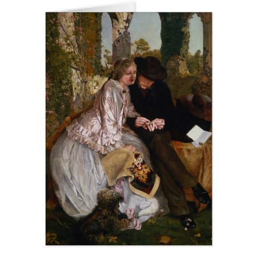 La mesure pour l'anneau de mariage, 1855 (Devant)