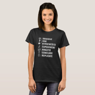 La méthode scientifique - le T-shirt des dames