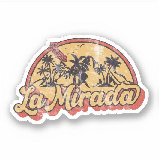 La Mirada, Californië Sticker (Voorkant)
