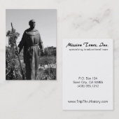 La mission voyage le carte de visite (Devant / Derrière)