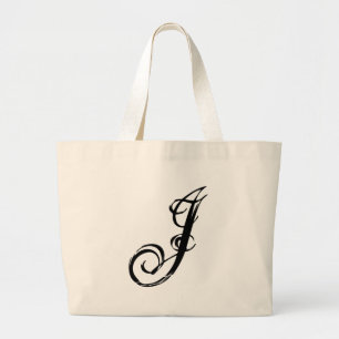 La mode graphique de sac de la lettre J de J a