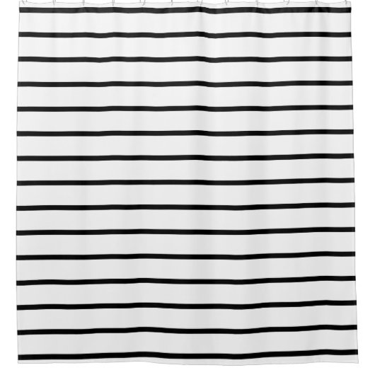 La mode noire et blanche barre des rideaux en (Devant)