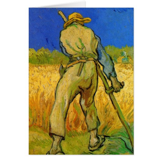 La Moisson (d'après Millet) par Vincent van Gogh (Devant)