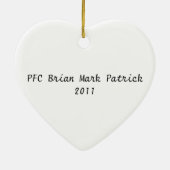 La moitié de mon coeur est en ornement de (Dos)