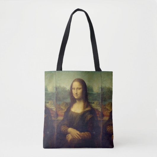 "LA MONA LISA" PAR LEONARDO DA VINCI SAC FOURRE-TO (Devant)