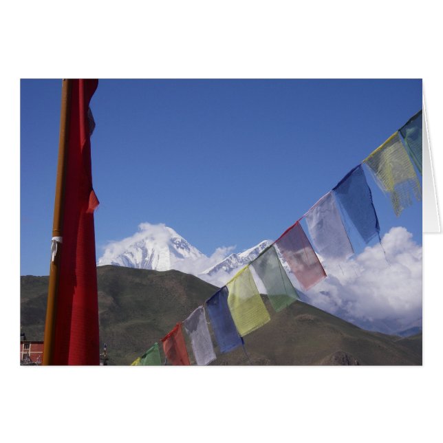 La montagne Dhaulagiri (Devant Horizontal)