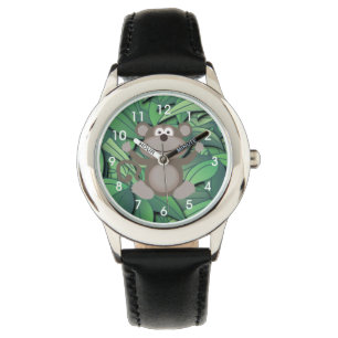 La montre de l'enfant de temps de singe