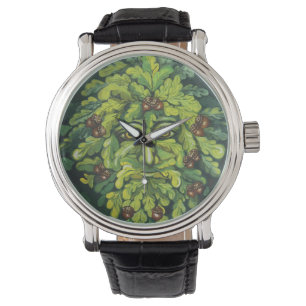 La montre des hommes d'homme vert