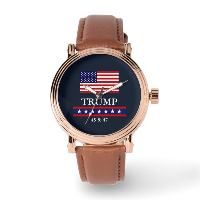 LA MONTRE DES HOMMES DU PRÉSIDENT DONALD TRUMP (Recto)