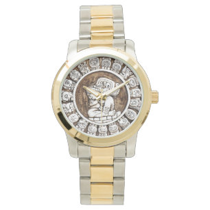 La montre des hommes maya de calendrier