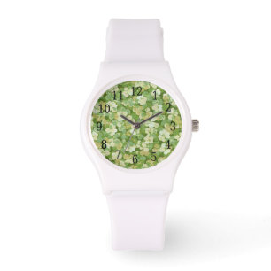 La montre du jardin vert