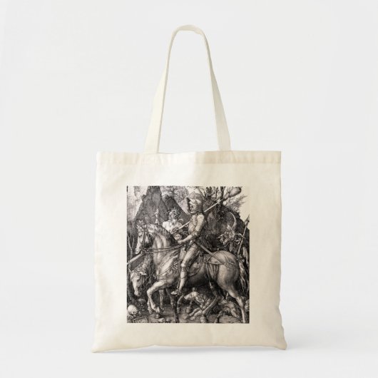 La mort de chevalier de Durer et le sac (Devant)
