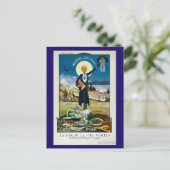 La mort de la fée verte, Absinthe Carte Postale (Debout devant)