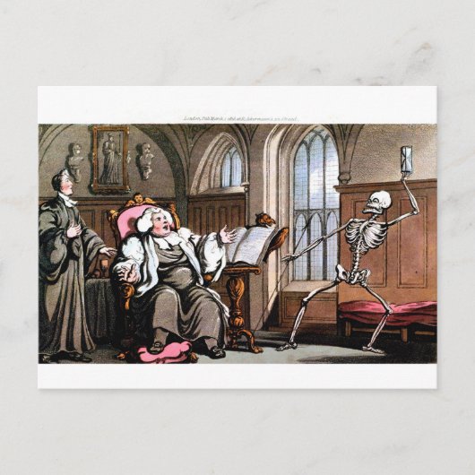 La mort est venue pour la carte postale (Devant)