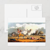 La mort et la carte postale de la boîte (Devant / Derrière)