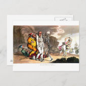 La mort et la carte postale du Cirque (Devant / Derrière)