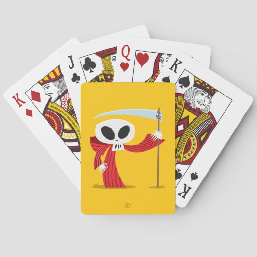 La mort rouge - cartes de jeu (dos)