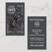 La moto fatigue le carte de visite (Devant / Derrière)