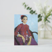 La Mousmé, Sitting Vincent Van Gogh Briefkaart (Staand voorkant)