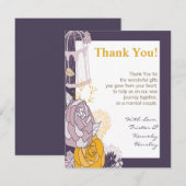 la moutarde vintage de prune du carte de (Devant / Derrière)