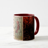 La Muerte Tarot Card Café Mug (Devant droit)