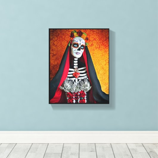 La Muerte Toile Enveloppée (Insitu (Plancher de Bois))