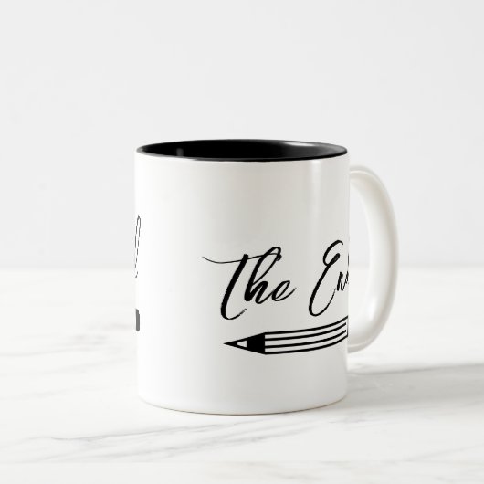 La Mug à café créative à deux tons (Devant droit)