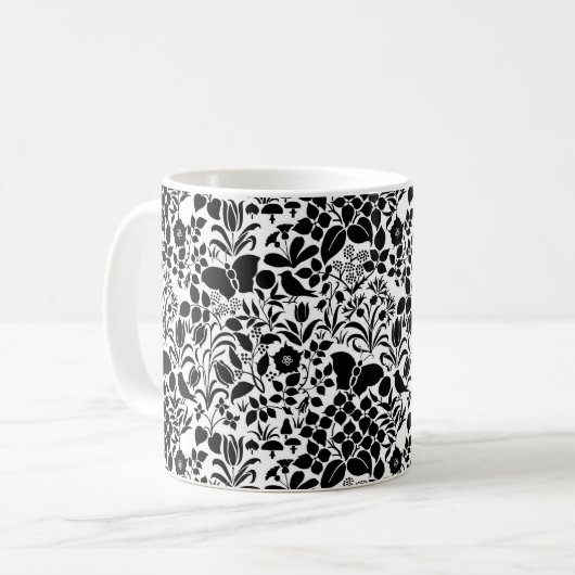 La Mug à café Fleur sauvage de Voysey (Devant gauche)