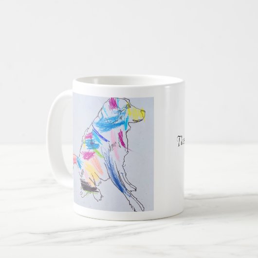 La Mug Chien Arc-en-ciel (Devant gauche)