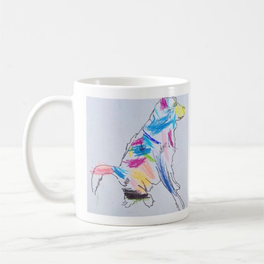 La Mug Chien Arc-en-ciel (Gauche)