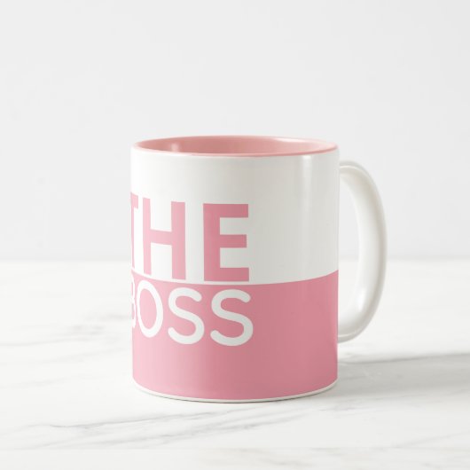 La Mug Contraste Boss (Devant droit)