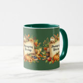 La Mug de Bénédiction de Thanksgiving (Devant droit)