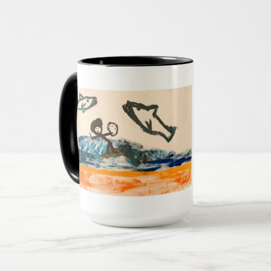 La Mug de café Bob Ross (Devant gauche)