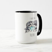 La Mug de café de Husky Love (Devant droit)