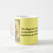 La Mug de café de la carte Tarot magicien (Devant gauche)