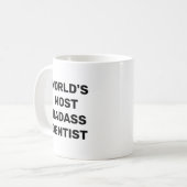 La Mug de café Dentiste La Plus Basse Du Monde (Devant gauche)