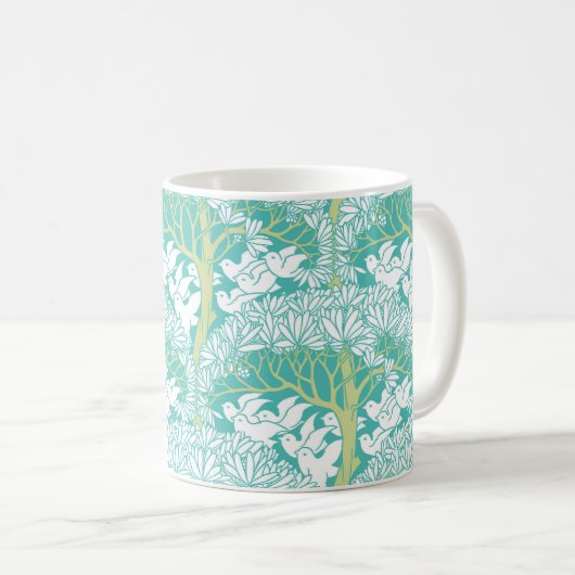La Mug de café "Savaric" de Voysey (Devant droit)