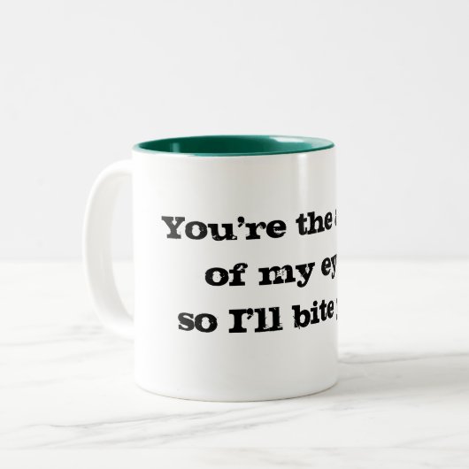 La Mug de l'amant flirtant (Devant gauche)