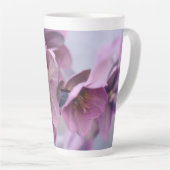La Mug de latte, belle création de fleurs roses (Angle droit)