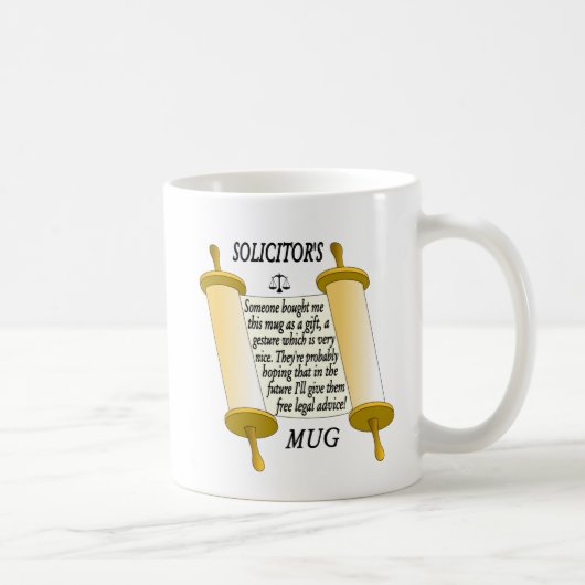 La Mug de l'avocat. Avocat (Droite)